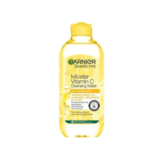 Garnier Micellar Vitamin C Cleansing Water For Brightening Dull Skin-400ml 1 Garnier Micellar Vitamin C Cleansing Water For Brightening Dull Skin-400ml
