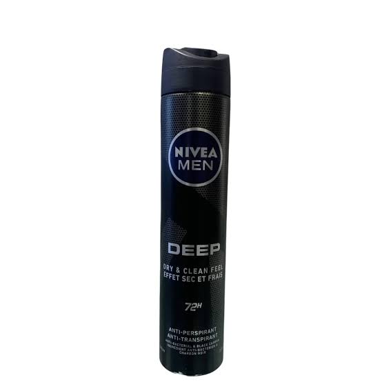 Nivea Men Deep Dry & Clean Feel Deodorant Spray 200ml 1 Nivea Men Deep Dry & Clean Feel Deodorant Spray 200ml